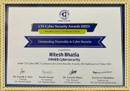 Outstanding Personality in Cyber Security